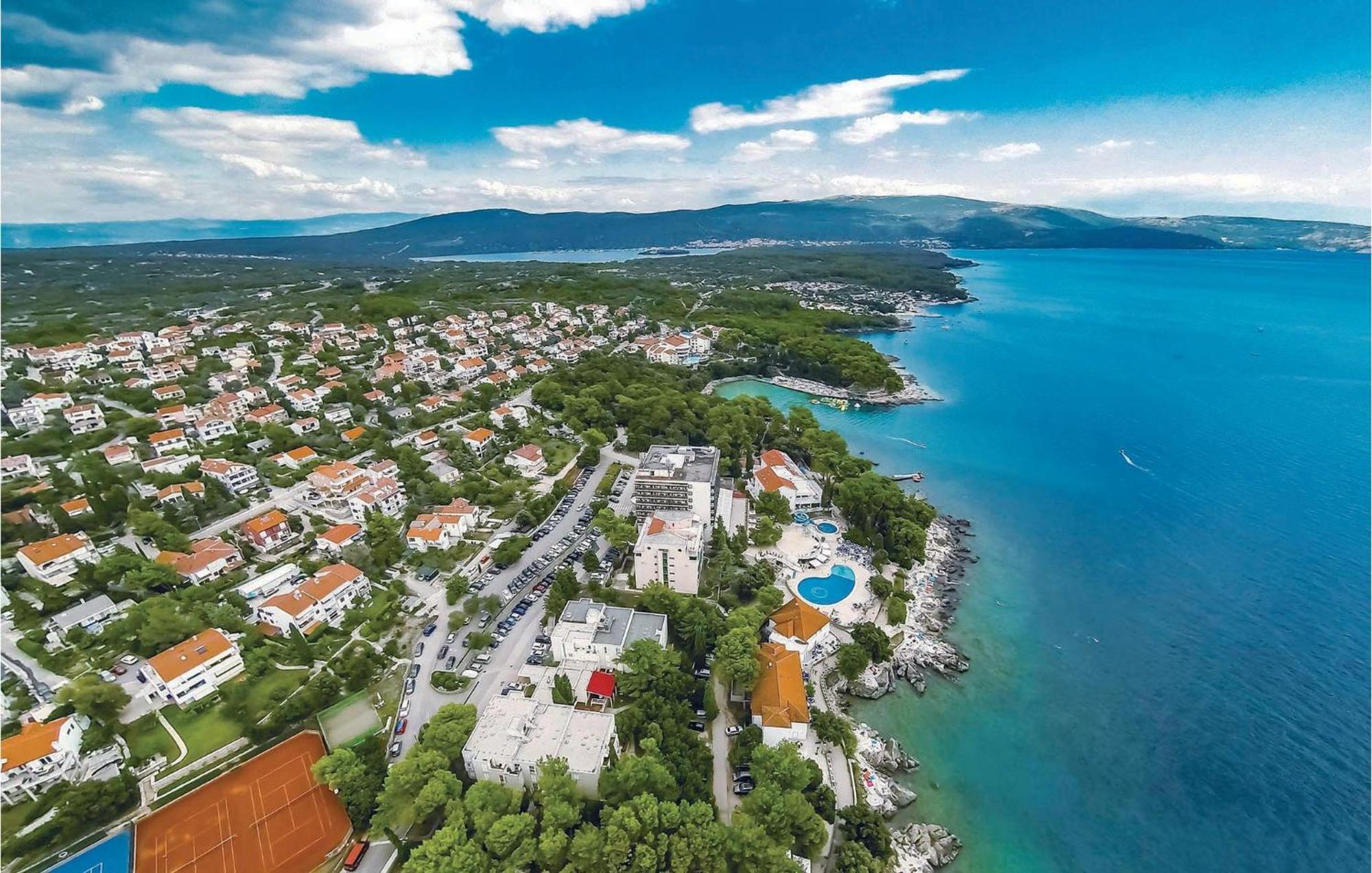 Lovely Apartment In Krk With Wifi Brzac Bagian luar foto